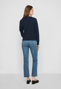 Tommy Hilfiger STITCH CREW NECK CARDI - Adīta jaka - dark night navy
