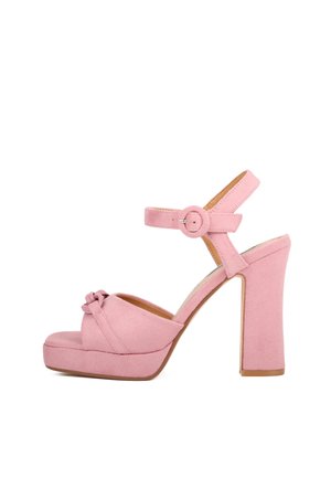 Sandali con tacco - rosa