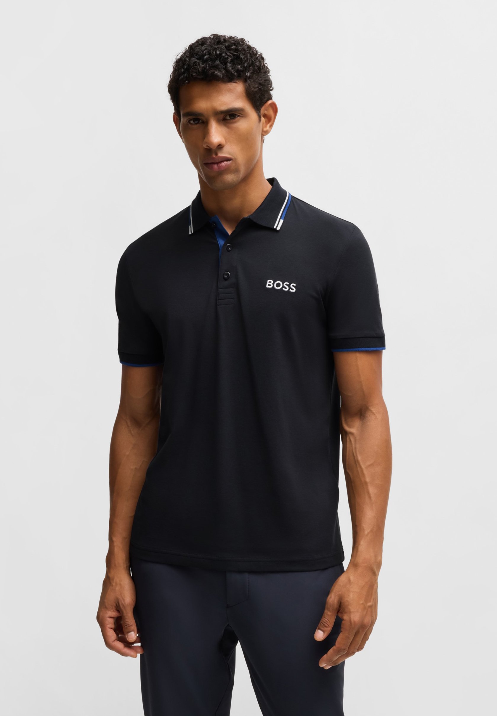 Hugo BOSS Paddy Pro ネイビー ポロシャツ BOSS PADDY PRO - Poloshirt - dark blue/donkerblauw - Zalando.nl