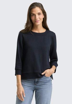 BOXY FIT MIT  - Langarmshirt - sky captain blue