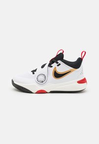 Não selecionado, white/black/metallic gold/university red