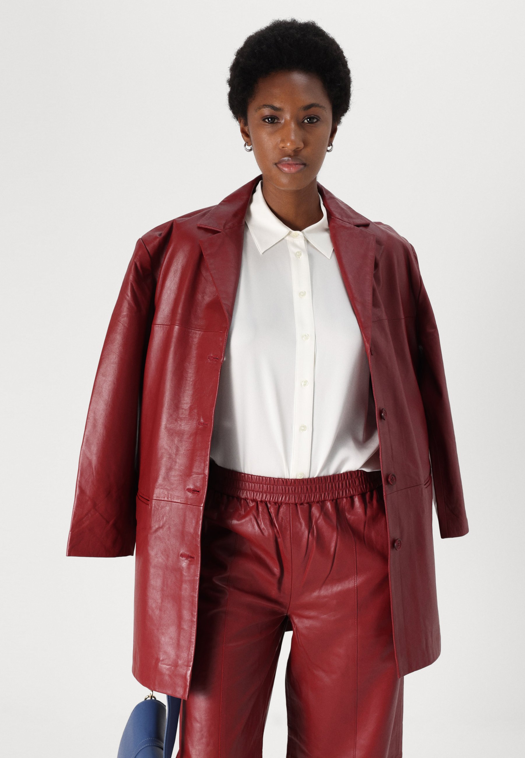 LEVI’S RED / asymmetry leather pants LEVI'S RED / asymmetry leather pants