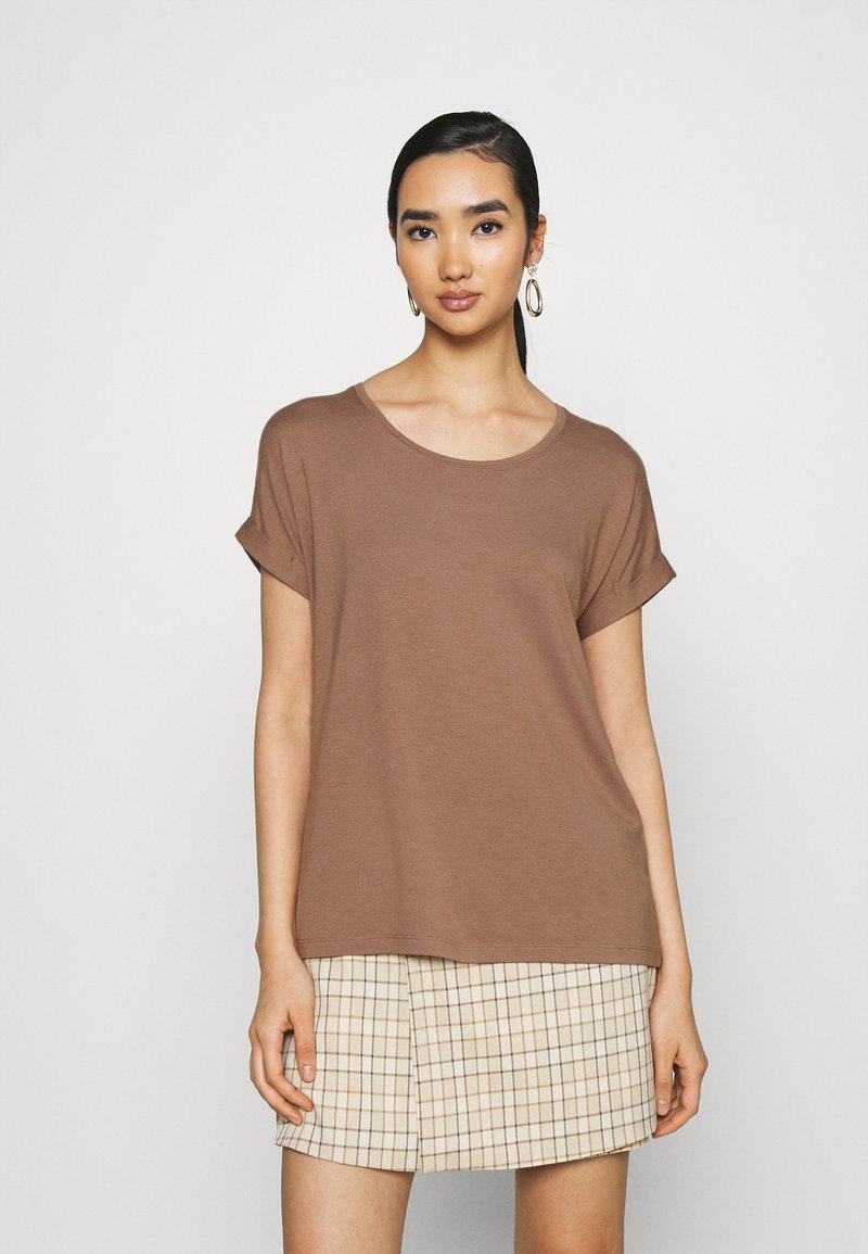 ONLY MOSTER O-NECK - Blusa - brownie