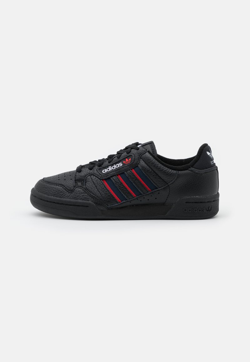 adidas Originals CONTINENTAL 80 STRIPES UNISEX - Športni copati - core black/collegiate navy/vivd red