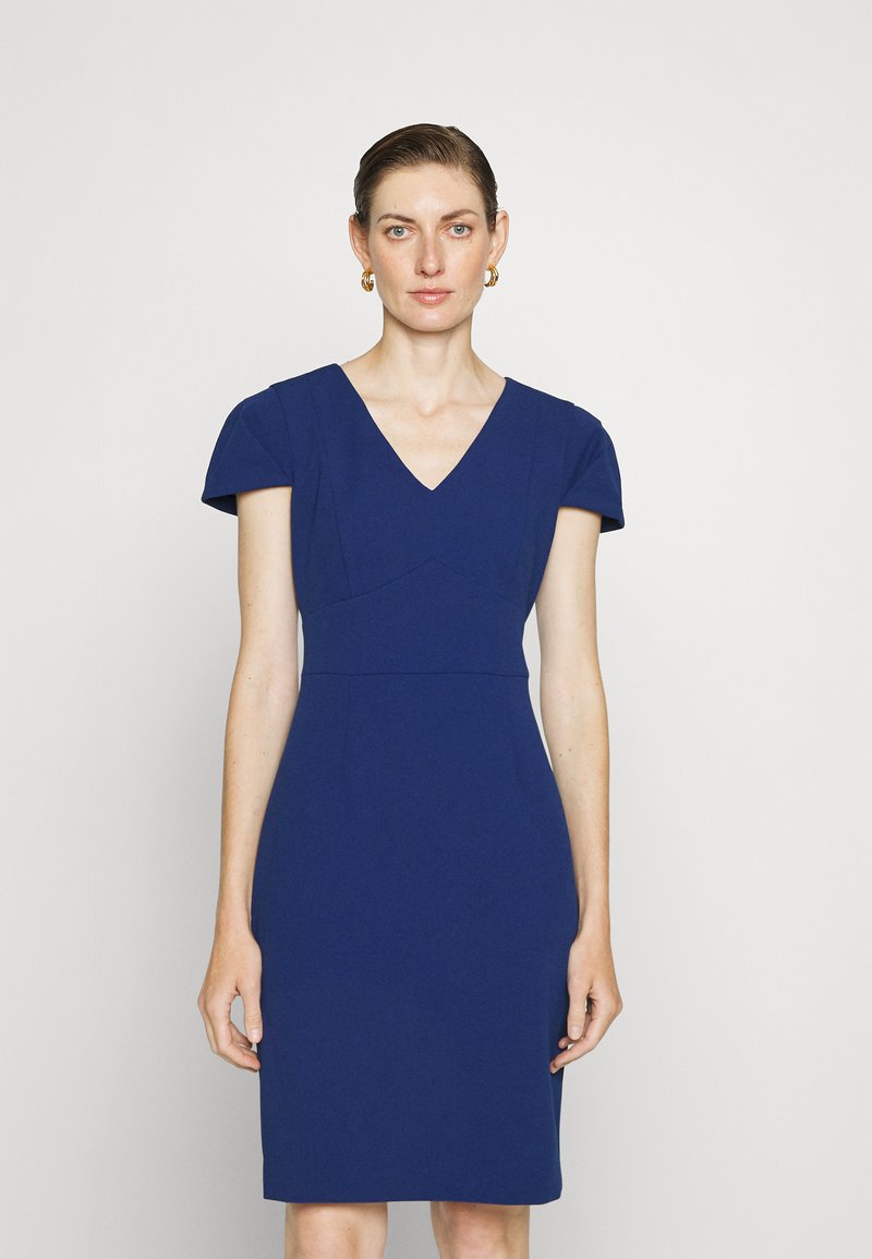 DKNY TULIP SLEEVE SHEATH Jersey dress coastal blue/dark blue