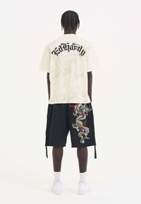 Ed Hardy EAGLE SNAKE BATTLE  - T-shirts print - beige