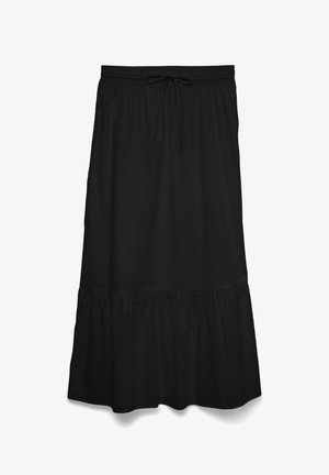 Vero Moda, VMTRINE MW MAXI SKIRT WVN NOOS - Jupe trapèze - black