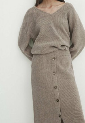 Strickpullover - beige