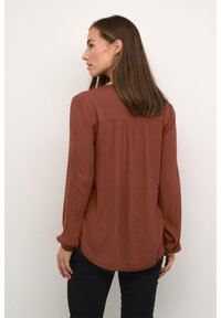 Kaffe KAKARLA AMBER - Bluse - cherry mahogany