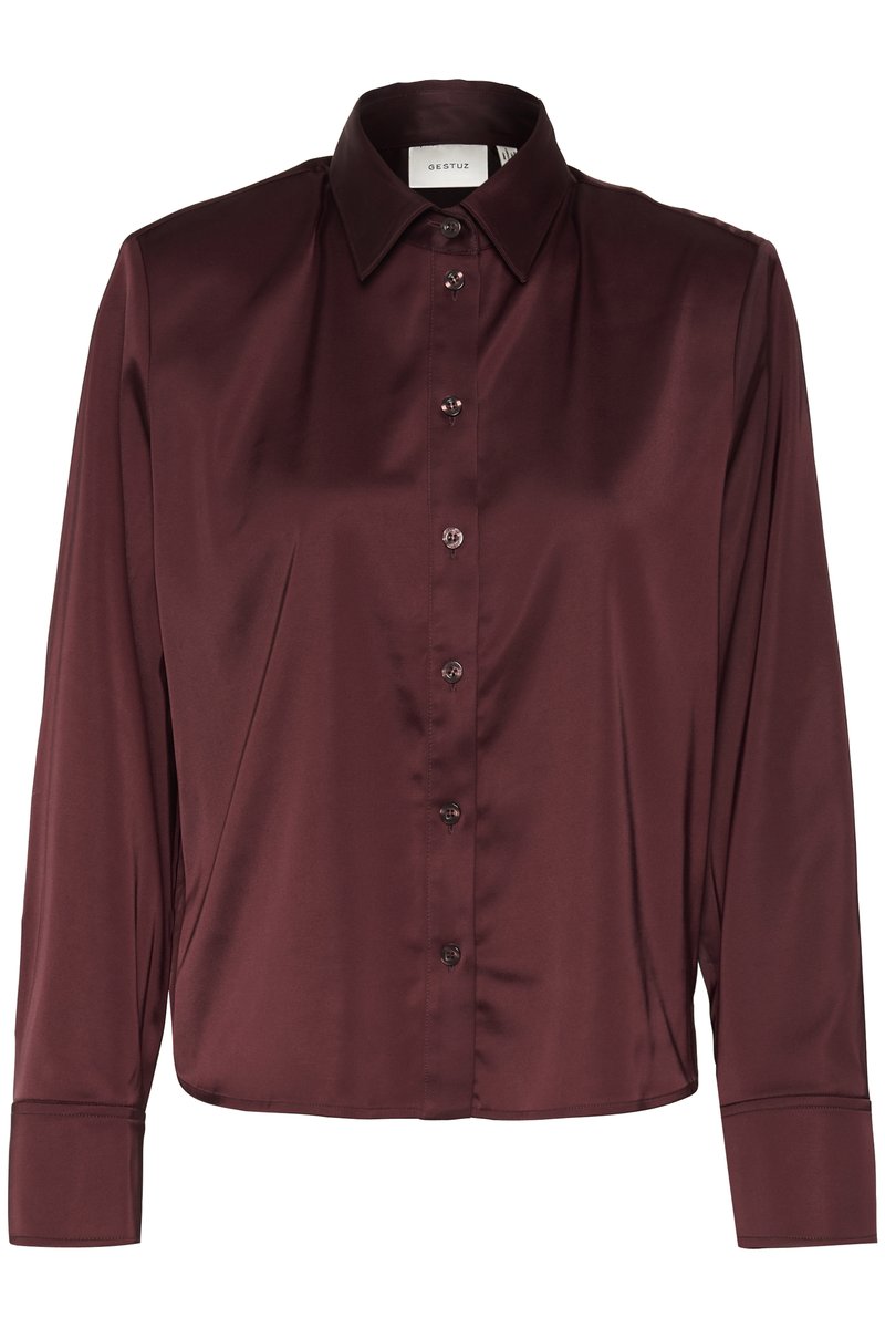 Gestuz Overhemdblouse donkerrood