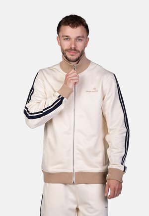 ADRIANO - Sweat zippé - pearled ivory