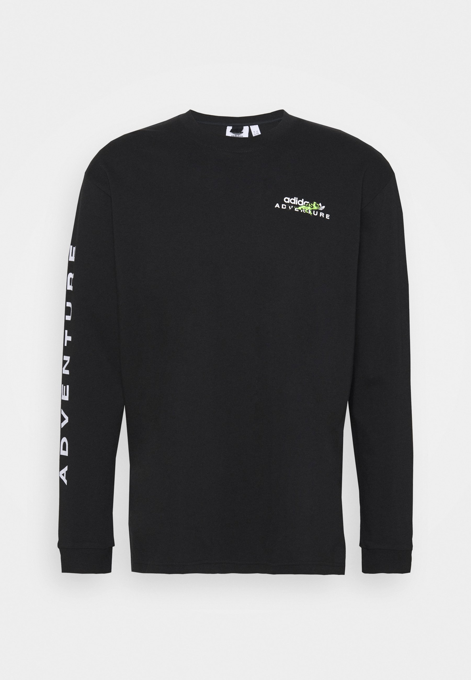 adidas Originals ADIDAS ADVENTURE GRAPHIC T-SHIRT - Maglietta a manica lunga  - black/nero - Zalando.it