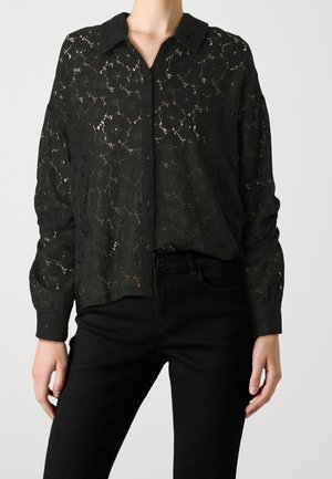 Pieces, Chemisier - black
