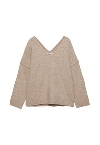 SOFT V-NECK - Neule - ochre