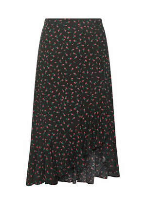 Yours Clothing, PLUS SIZE MAXI SKIRTS - A-Linien-Rock - black