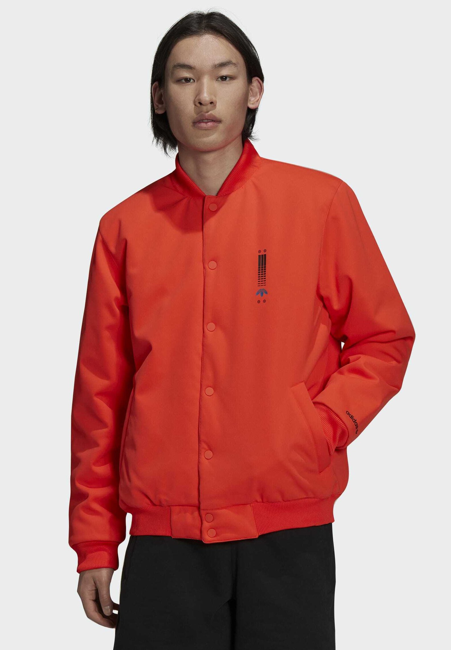 bomber adidas rosso