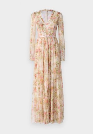 PEONY PROMISE V NECK GOWN - Proginė apranga - moonshine