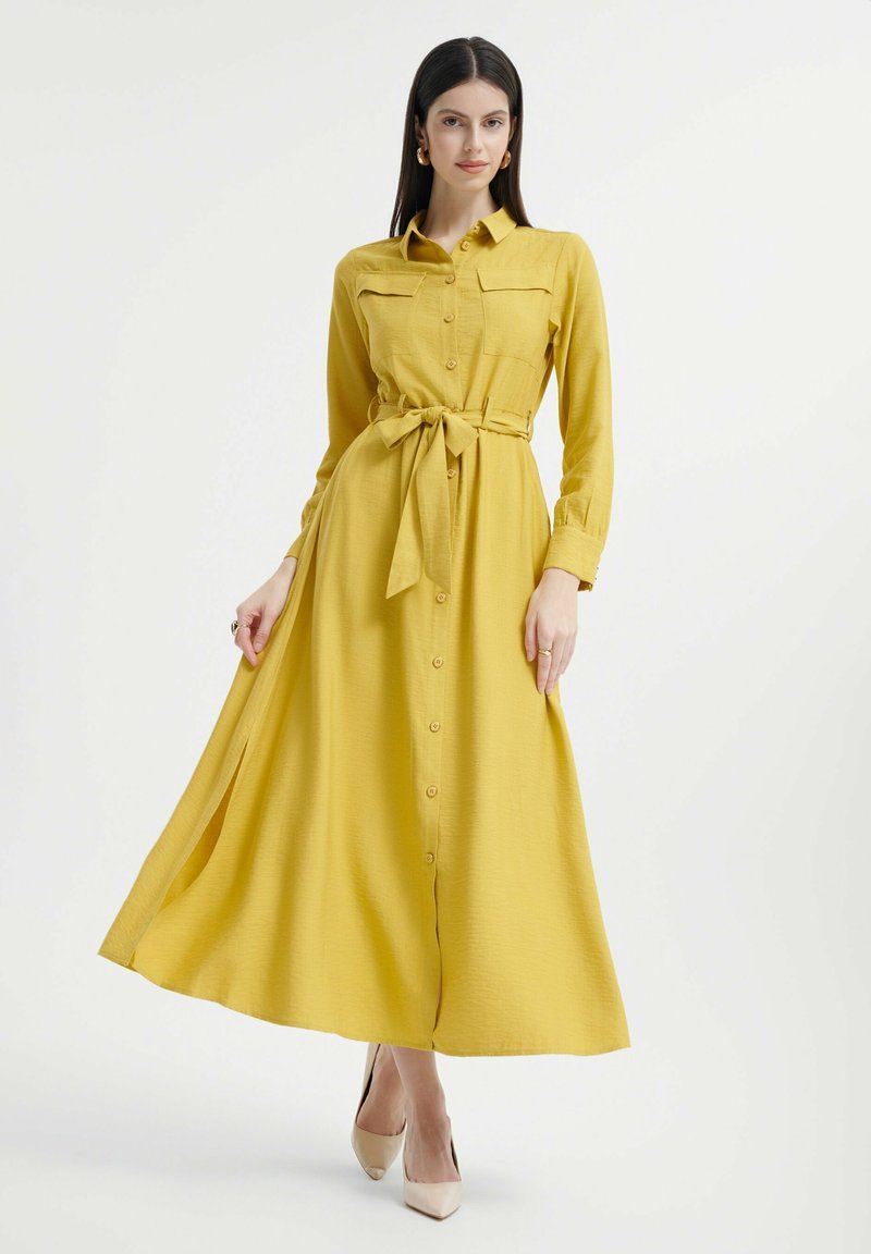 Greenpoint Abito a camicia - mustard yellow