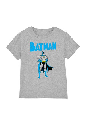 Cotton Soul, BATMAN STANCE UNISEX - T-Shirt print - mottled light grey