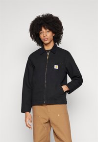Carhartt WIP DETROIT JACKET - Poletna jakna - black/black rinsed