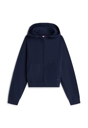 Tommy Jeans, TJW BXY S FLAG ZIP THRU HOODIE - Sweat zippé - dark night navy
