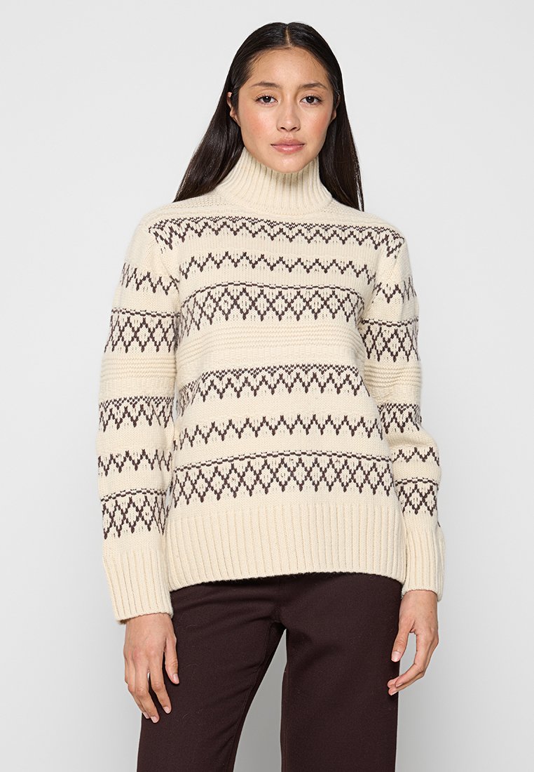 KnowledgeCotton Apparel Trui beige