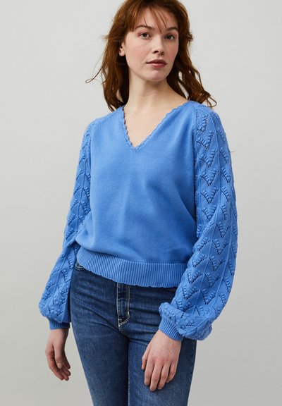 Smilla 3 4 Pullover Brunnera Blue main image 1