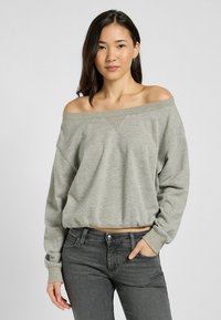 Lee OFF_SHOULDER  - Felpa - grey heather