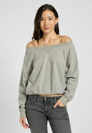 Lee OFF_SHOULDER  - Felpa - grey heather