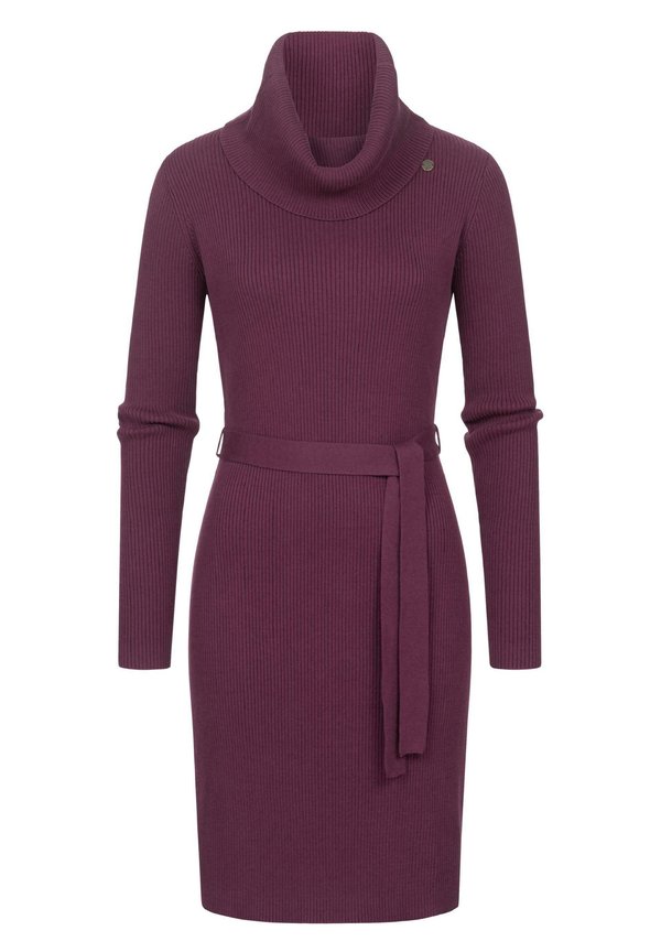 MIYYA - Strickkleid - plum