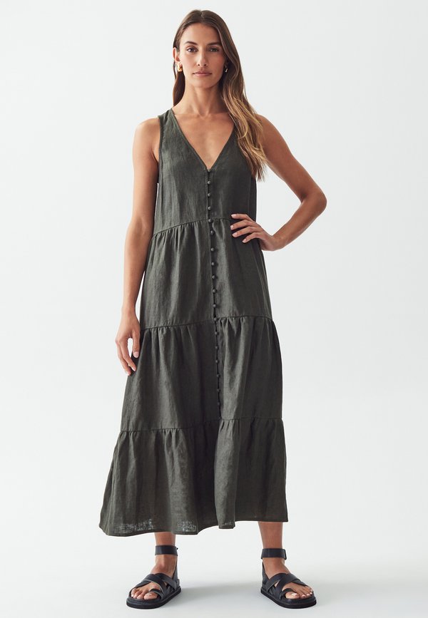 Freizeitkleid - dark olive