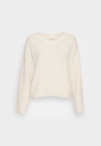 EAST - Stickad tröja - mother of pearl melange