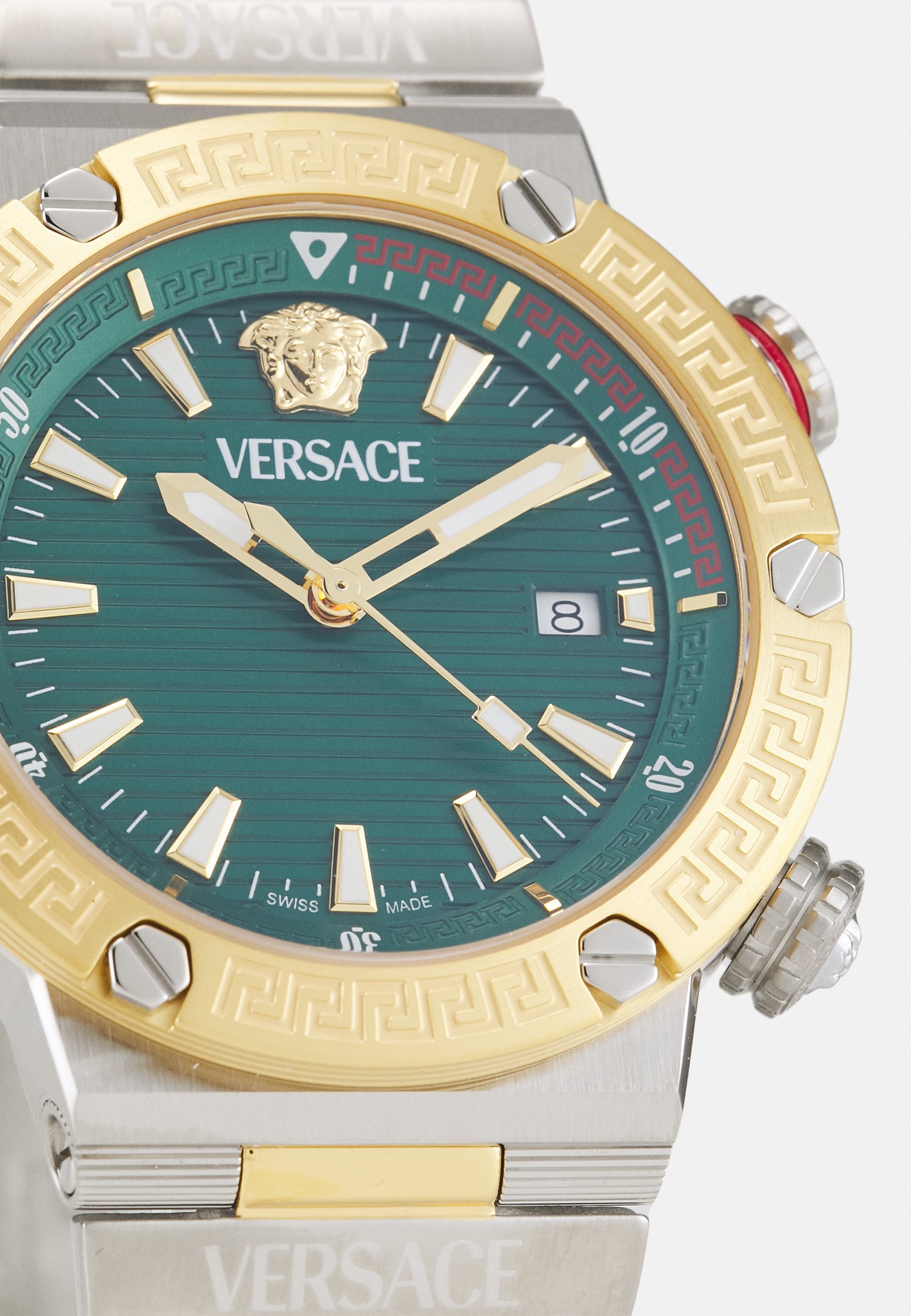 Versace GRECA LOGO DIVER (WC-8G) - Horloge - gold-coloured/silver
