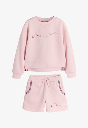 Paul Smith Junior, REGULAR FIT - SWEATSHIRT AND SHORTS SET . - Sweatshirt - pink