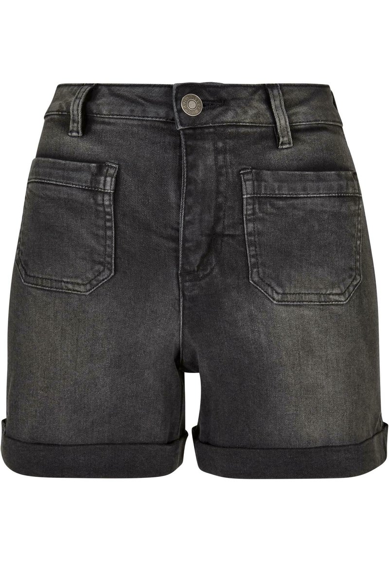 Urban Classics Denimové šortky - black washed