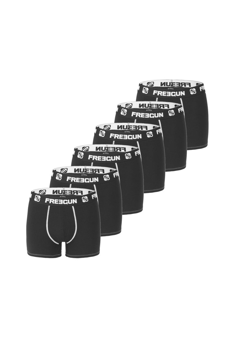 Freegun 6-PACK - Boxers - noir