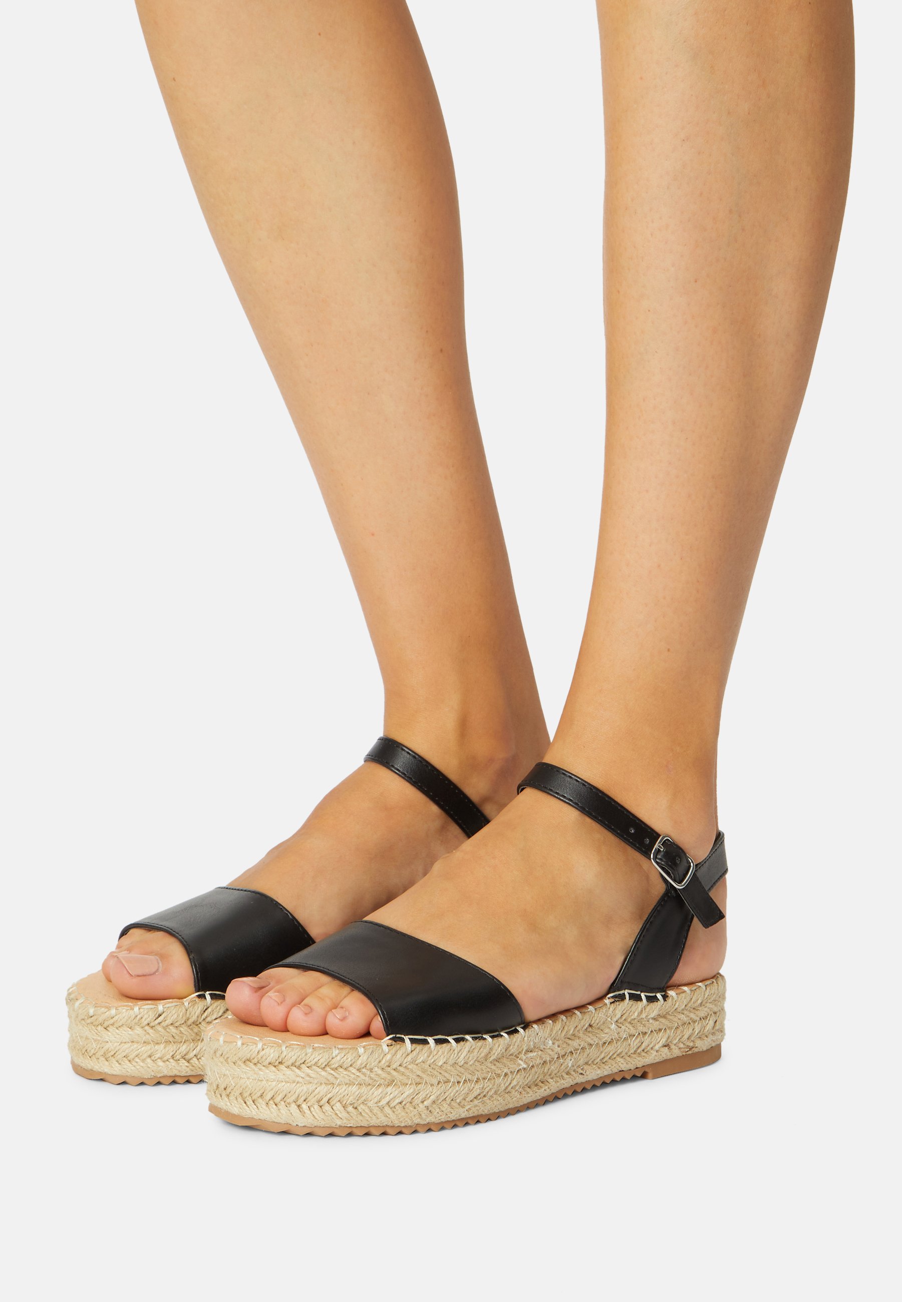 Glamorous Sandalen met plateauzool - black/zwart - Zalando.nl
