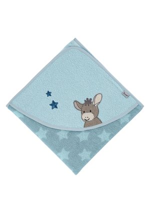 Sterntaler HOODED BATH TOWEL 100 X 100 CM EMMI - Bath towel - mittelblau