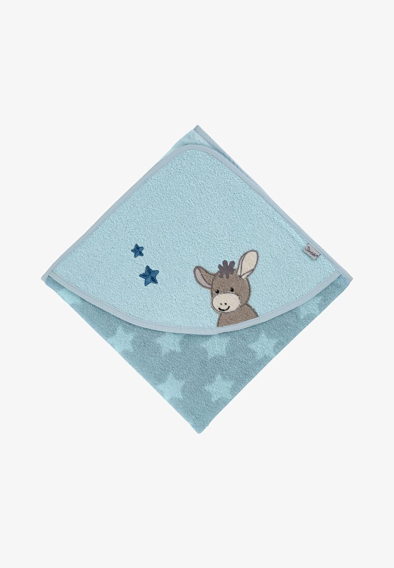 Sterntaler HOODED BATH TOWEL 100 X 100 CM EMMI - Badetuch - mittelblau