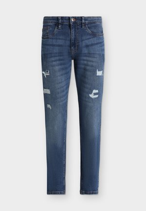 INDICODE JEANS, FRAZER - Traperice uskog kroja - medium indigo