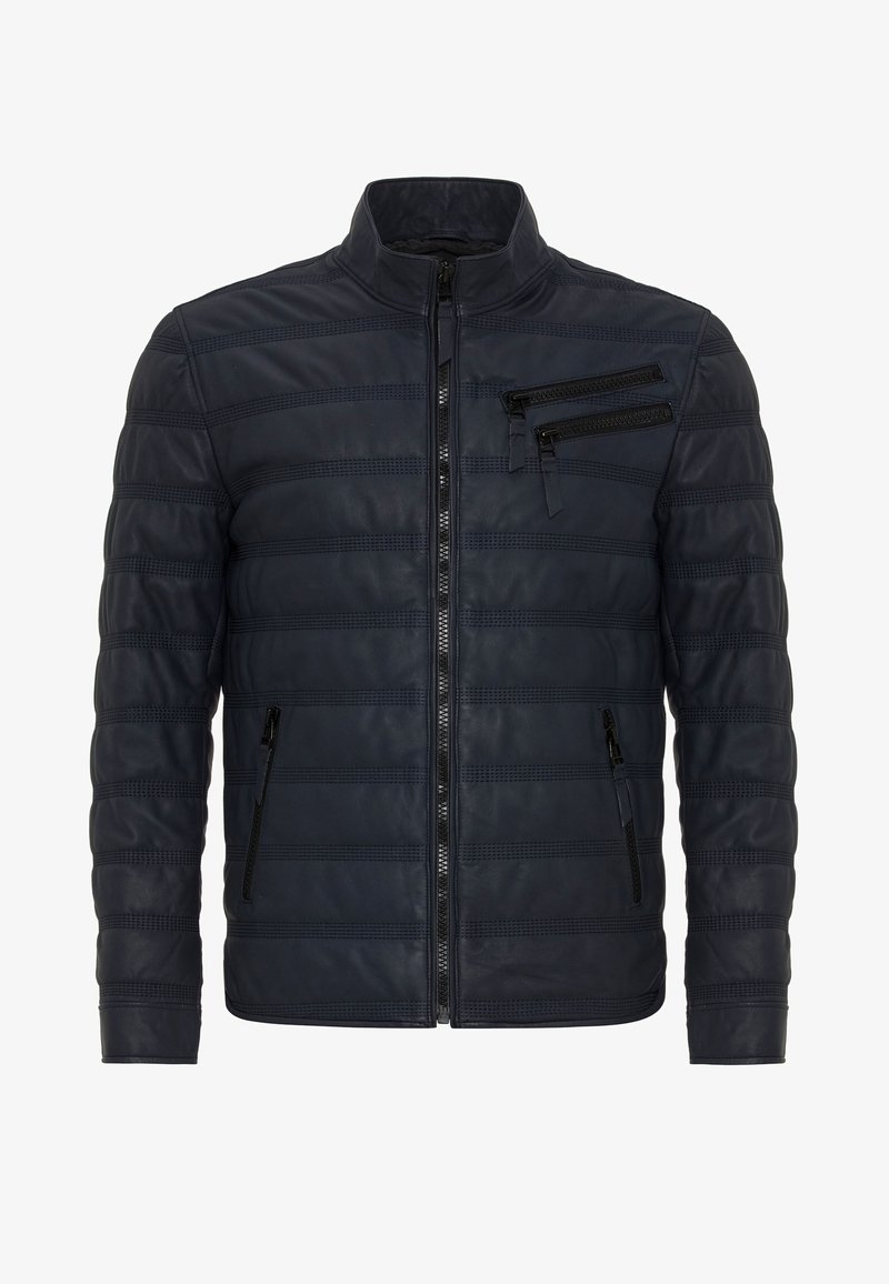 Felix Hardy Lederjacke - dark blue