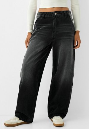 Bershka, Jean boyfriend - black denim