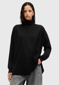 AllSaints BERN WRAP - Jumper - black