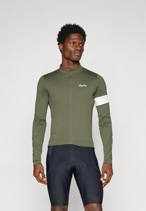 MENS CORE THERMAL LONG SLEEVE  - Cyklistický dres - deep depths/white alyssum