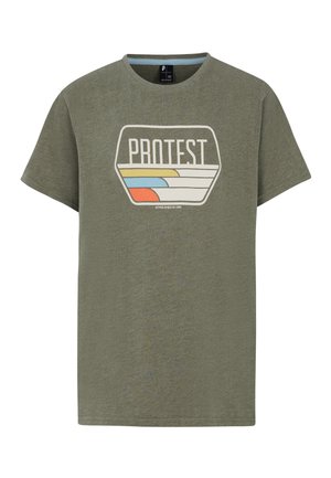 Protest LOYD  - T-shirt print - artichoke green