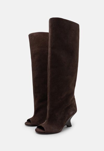 GIABORGHINI NINETTE - Botas mosqueteras - tiramisu