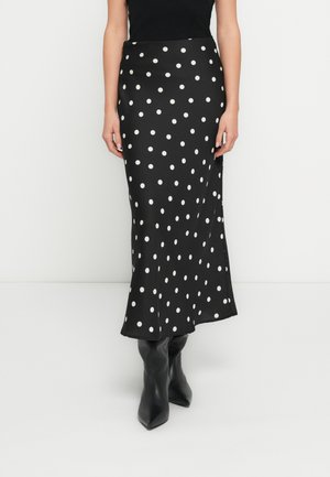 VIELLETTE MIDI SKIRT - Falda de tubo - black