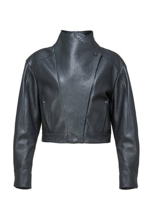 ALINA  - Leather jacket - anthracite