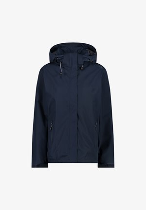 CMP ZIP HOODIE - Waterproof jacket - black blue
