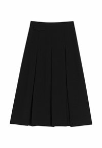GIANNA MIDI - A-linjainen hame - black